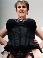 Curvy British housewife getting very frisky