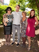 Curvy British housewife getting very frisky