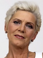 Naughty grandma playing with her lover