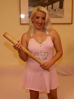Curvy British housewife getting very frisky